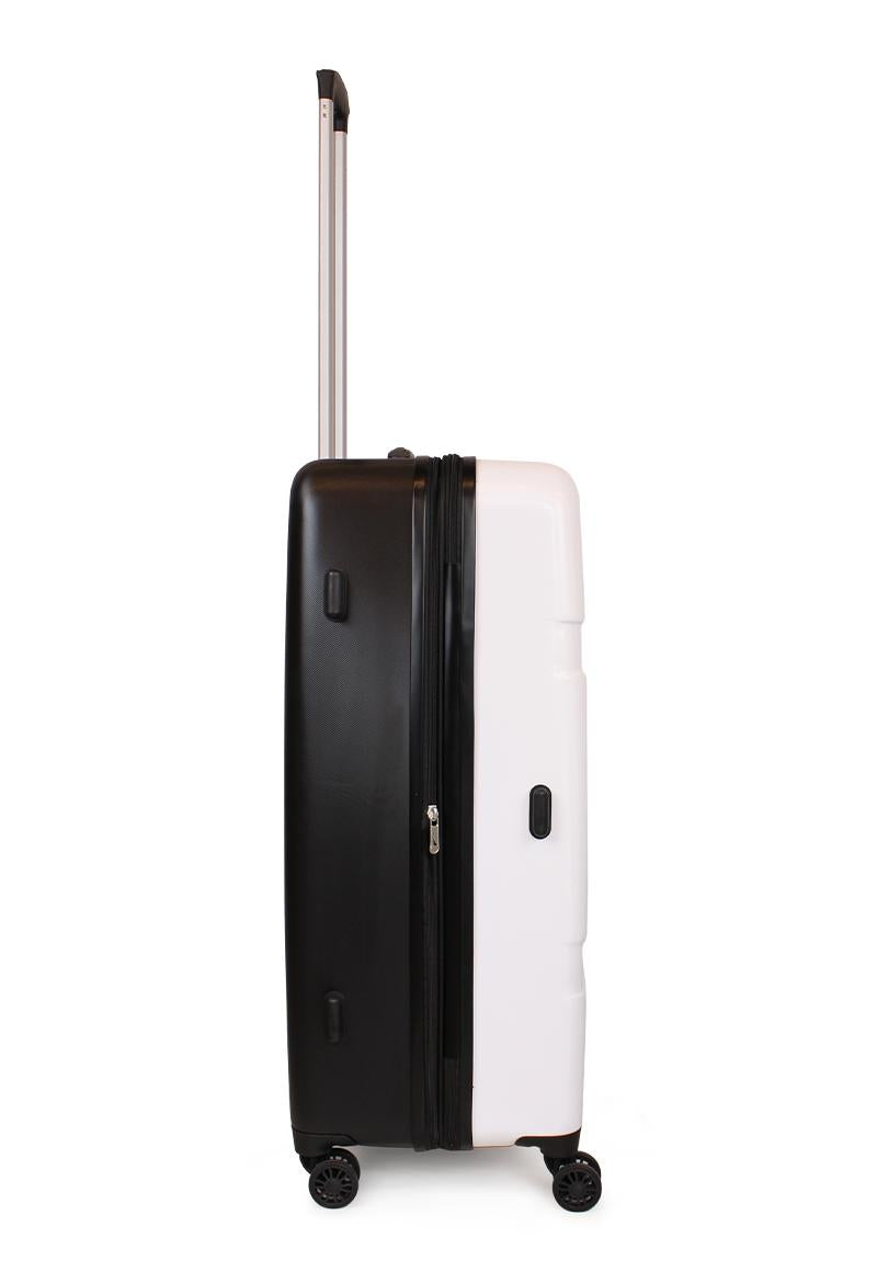Pack 2 Maleta Bora medianas 20kg M+M blanca-negro Nautica