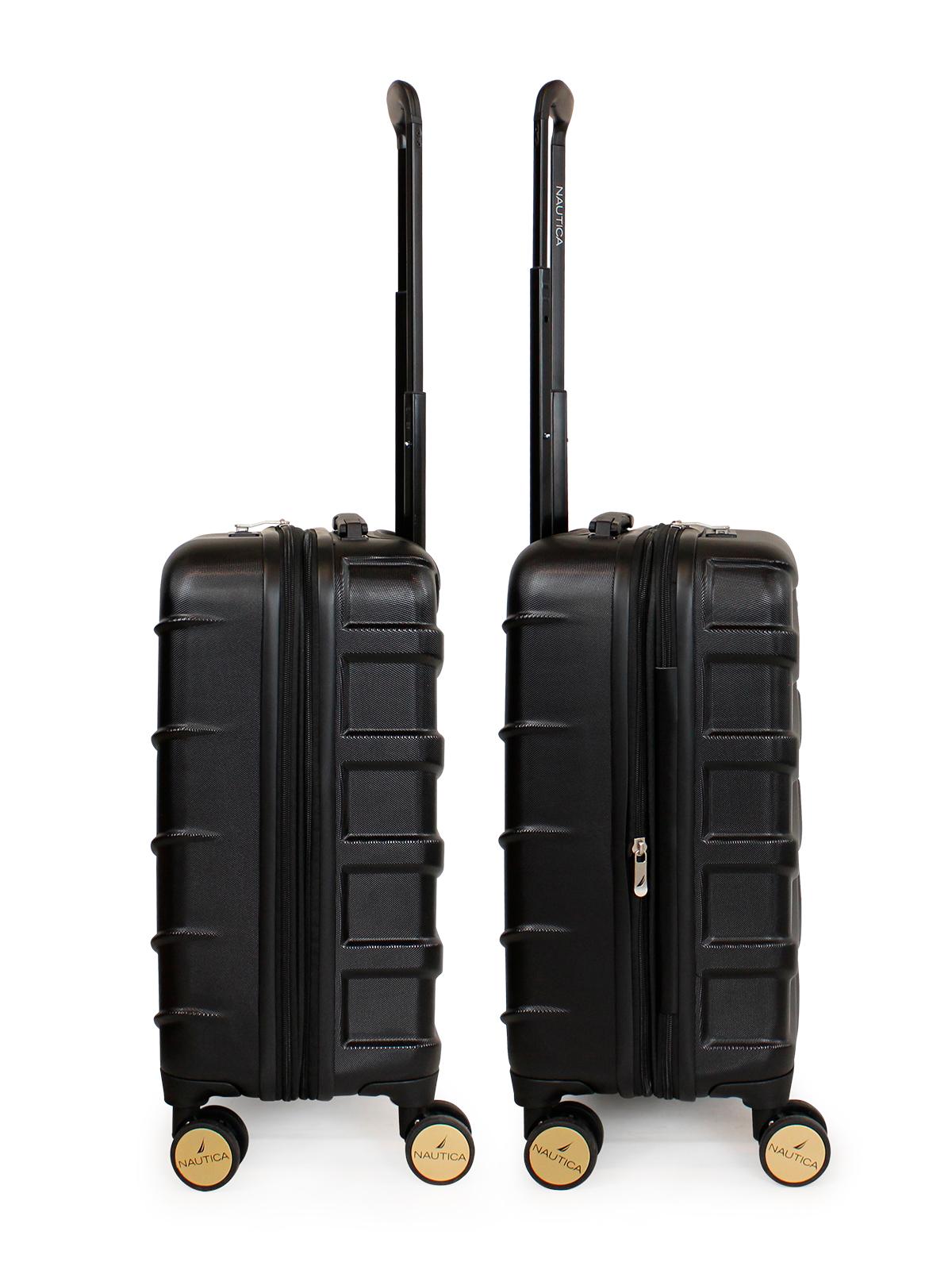 Pack Maleta de cabina Mónaco 10kg negro + Kit de sueño Nautica