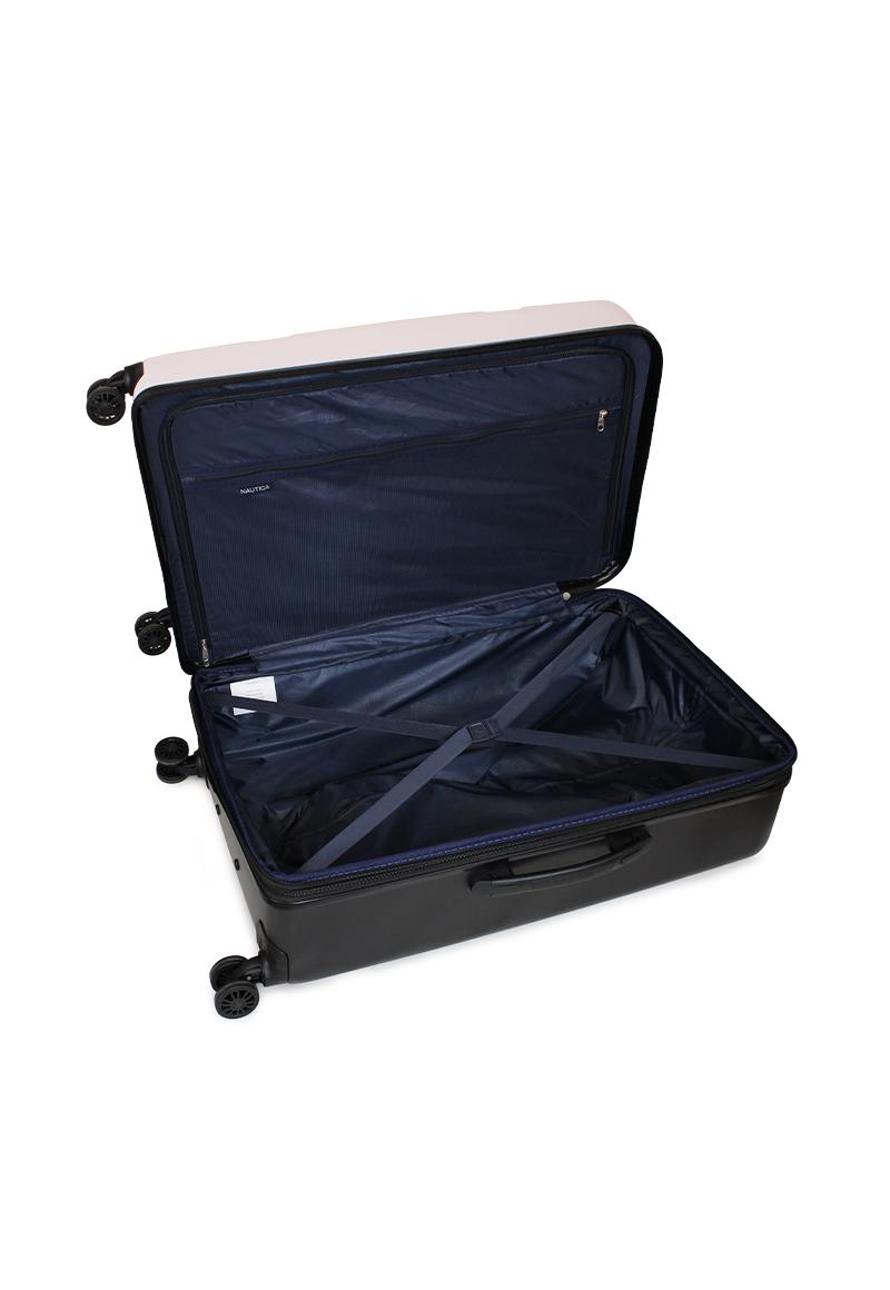 Pack 2 Maleta Bora medianas 20kg M+M blanca-negro Nautica