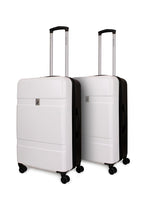 Pack 2 Maleta Bora medianas 20kg M+M blanca-negro Nautica