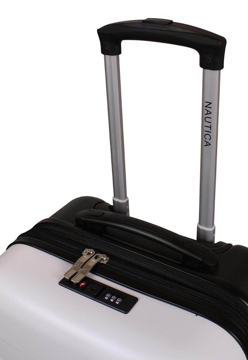 Pack 2 Maleta Bora medianas 20kg M+M blanca-negro Nautica