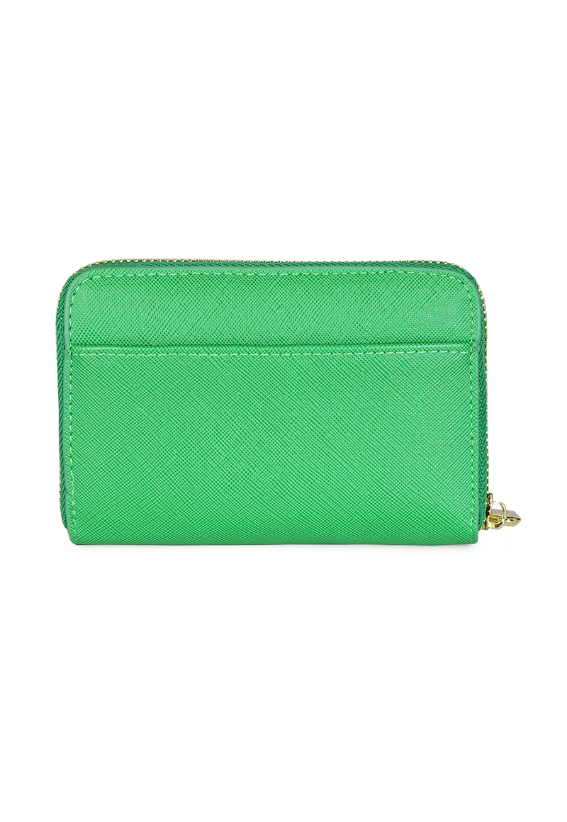Billetera mujer Trifold verde Kenneth Cole